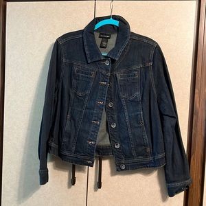 EUC LANE BRYANT DARK DENIM JACKET